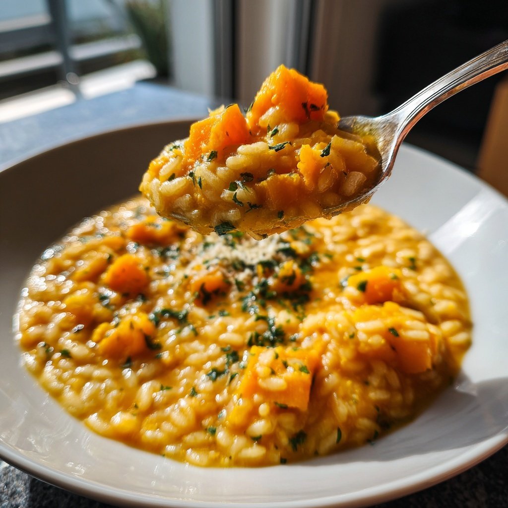 Kürbisrisotto mit Salbei