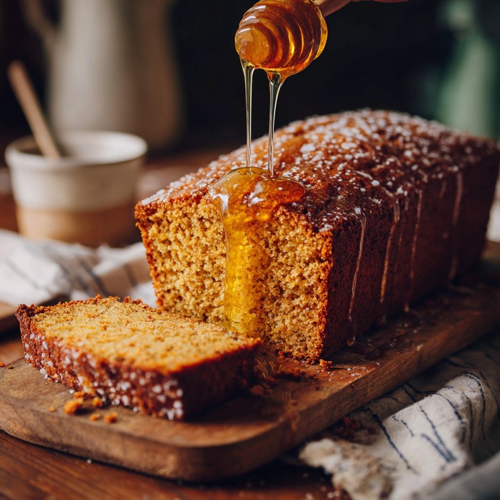 Karottenkuchen Mit Honig Glasur