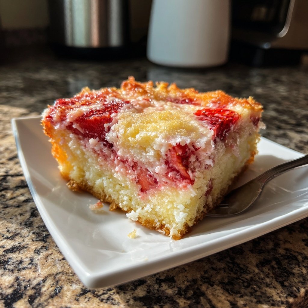 Erdbeer Grieß Dessert Warm